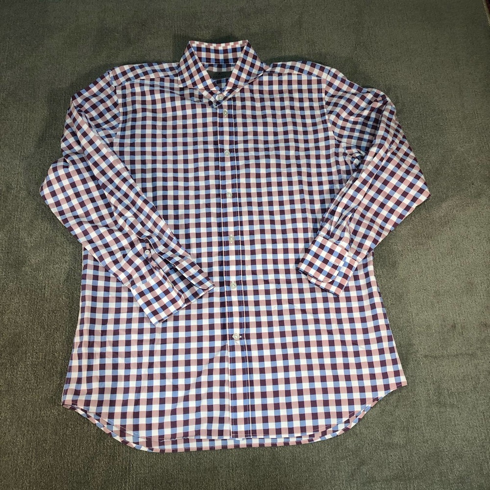 Canali Button Down, cut away collar, size large
